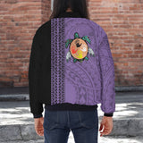 DS250813M03v5 Turtle Native American Bomber Jacket With Sleeve Pocket