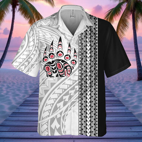 DS250813M04v2 Bear Native American Hawaiian Shirt 3D