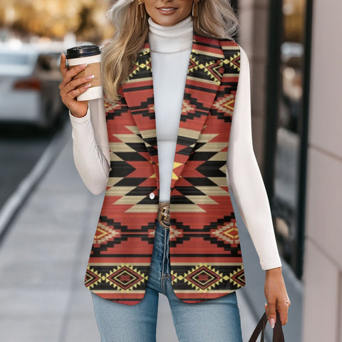 DS250912M09 Native American Loose Women Suit Vest
