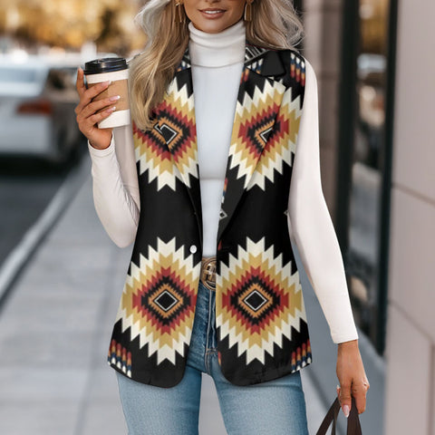 DS250912M10 Native American Loose Women Suit Vest