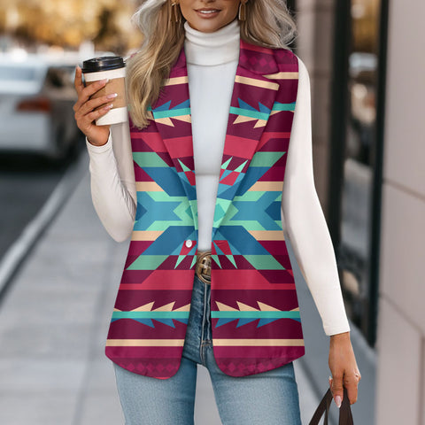 DS250917M12 Native American Loose Women Suit Vest