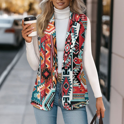 DS250917M18 Native American Loose Women Suit Vest