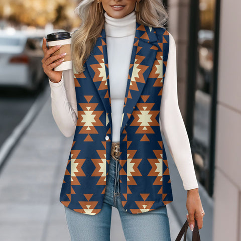 DS250917M23 Native American Loose Women Suit Vest