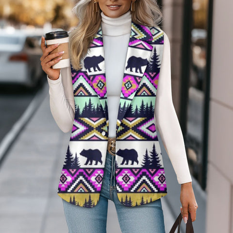 DS250917M28 Native American Loose Women Suit Vest