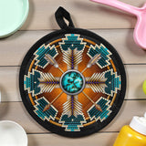 DS251014M01 Mandala Native American Round Insulated Gloves