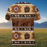 DS251110M21v3 Bear Native American 3D T-shirt