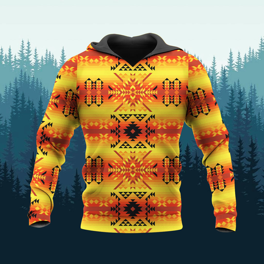 DS251113M25 Chief Native American 3D Hoodie