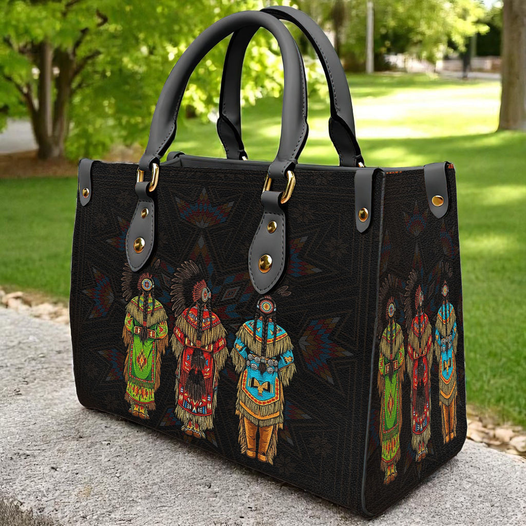 DS251203-03 Chief Native American Leather Bag