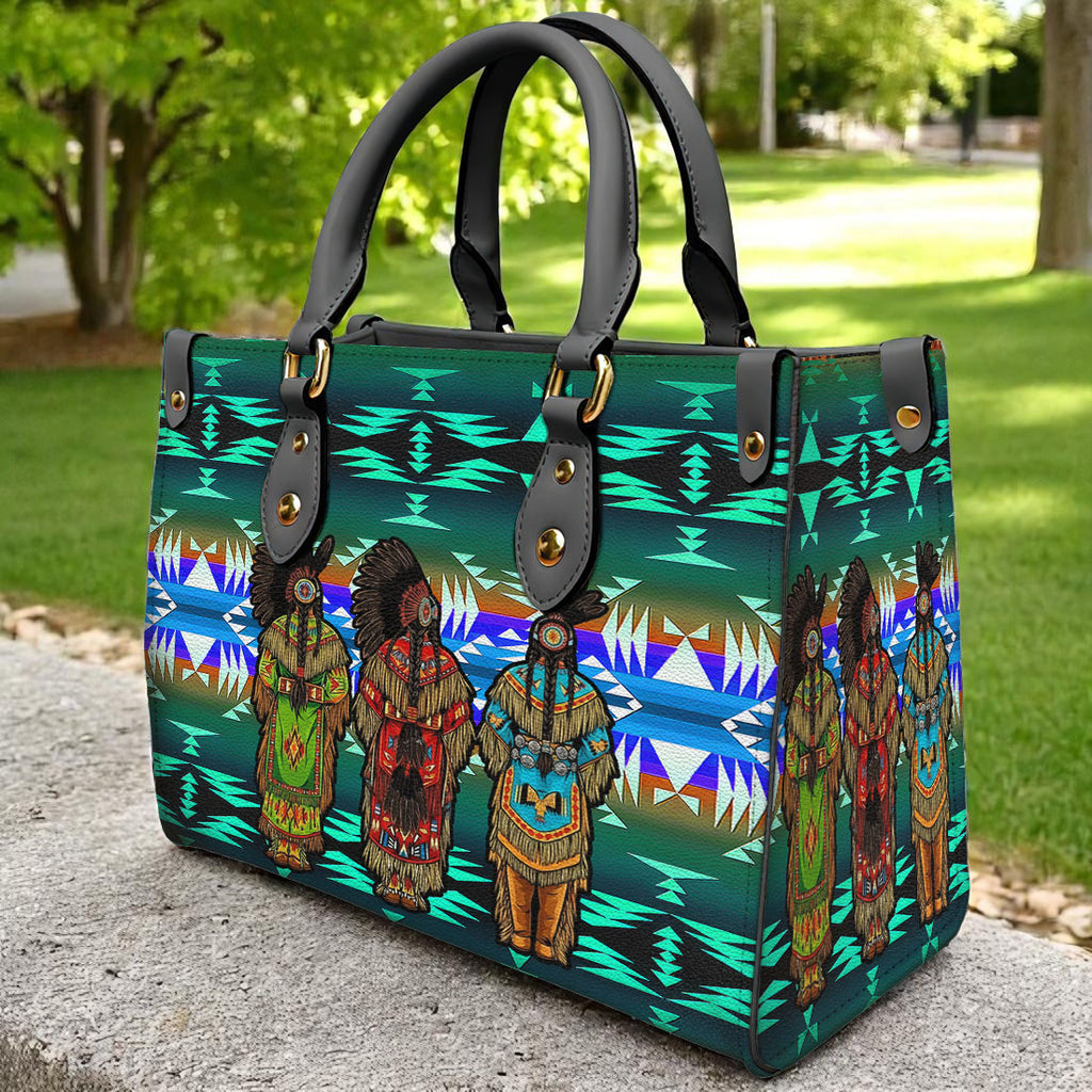 DS251203-04 Chief Native American Leather Bag