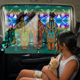 DS251203-04 Chiefs Native American Car Side Window Sunshades
