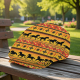 DS251211M30 Running Horse Native American Jeff Cap
