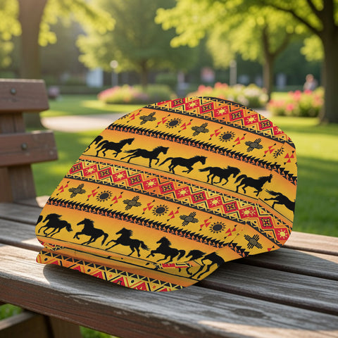 DS251211M30 Running Horse Native American Jeff Cap
