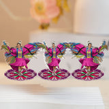 DS260312M01 Powwow Dancing 2-side Printed Acrylic Spinning Standee