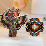 DS260312M02 Powwow Dancing 2-side Printed Acrylic Spinning Standee