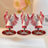 DS260312M07 Powwow Dancing 2-side Printed Acrylic Spinning Standee