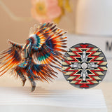 DS260312M10 Powwow Dancing 2-side Printed Acrylic Spinning Standee