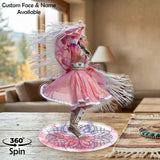 DS260312M11 Powwow Dancing 2-side Printed Acrylic Spinning Standee