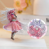 DS260312M11 Powwow Dancing 2-side Printed Acrylic Spinning Standee