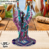 DS260312M14 Powwow Dancing 2-side Printed Acrylic Spinning Standee