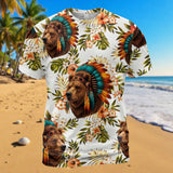 DS260407M01 Bear Chief Native American 3D T-shirt
