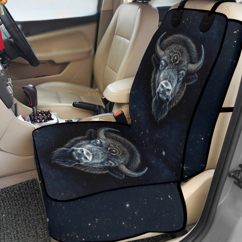 DS260408M04 Bison Native American Waterproof Car Front Seat Cover for Pet