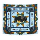 DS260409M05 Bison Native American Tapestry