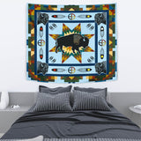 DS260409M05 Bison Native American Tapestry