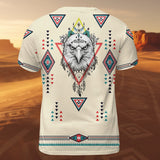 DS260409M06 Eagle Native American 3D T-shirt