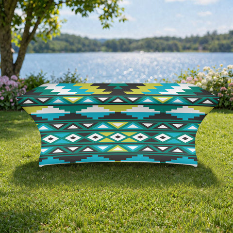 DS260420M02 Pattern Native American Elastic Table Cover