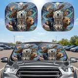DS260429M05 Animals Native American Auto Sun Shades 2pcs