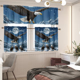 DS260506M01 Eagles Native American Curtain Valance and Kitchen Tiers Set