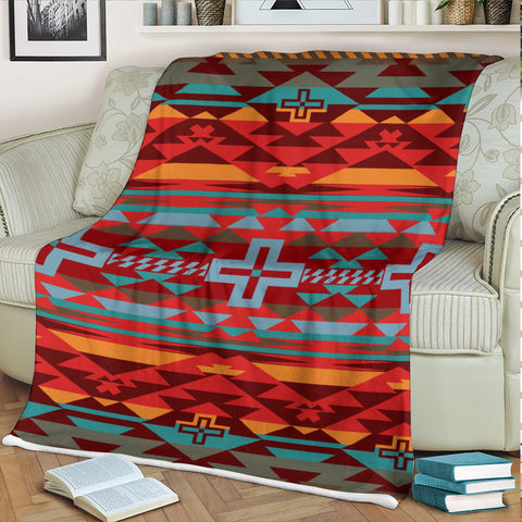 DS260519M02 Native American Fleece Blanket
