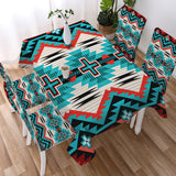 DS260526M01 Native American 5pcs Dining Table Set - Tablecloth