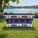 DS260710M03 Bison Dreamcatcher Native American Elastic Table Cover
