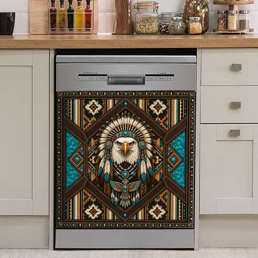 DS260713M05 Eagle Chief Native American Magnet Dishwasher Cover