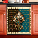 DS260713M07 Feather Native American Magnet Dishwasher Cover
