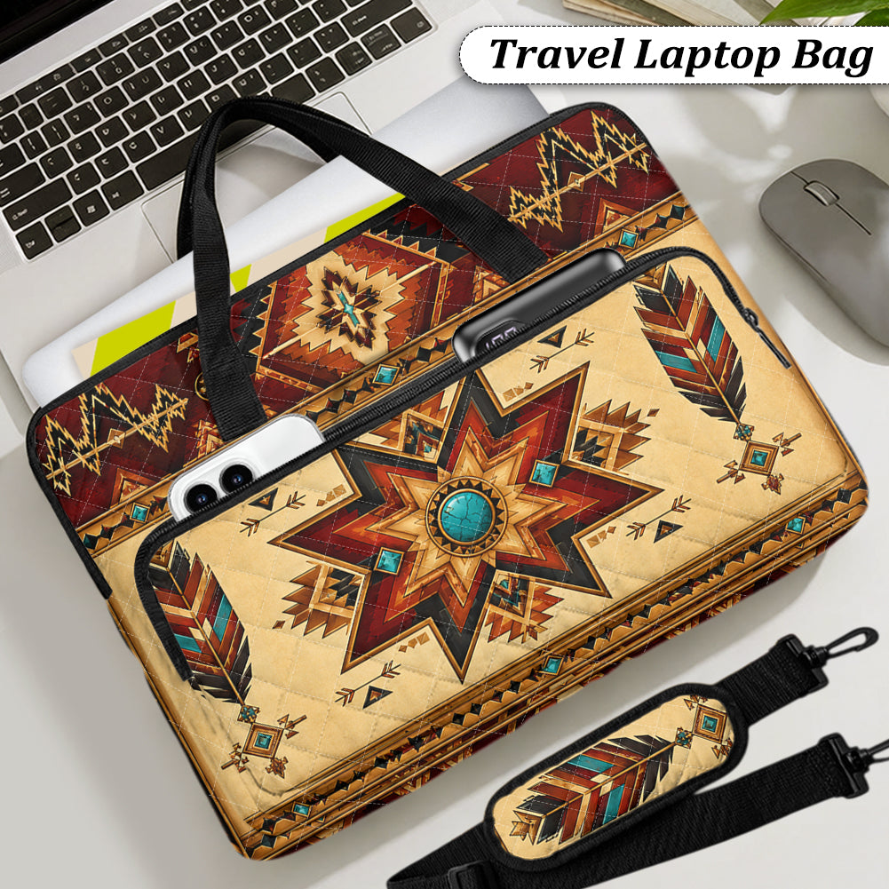 DS260714M03 Southwest Native American Quilted Computer Bag