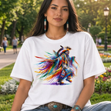 Dancer Powwow Native American-Inspired 2D T-Shirt DS250428M03