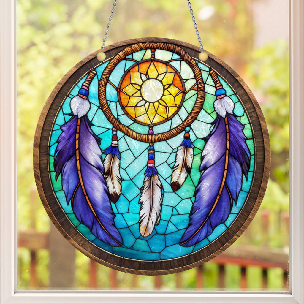 Dreamcatcher Native American Custom Shape Window Hanging Acrylic Ornament