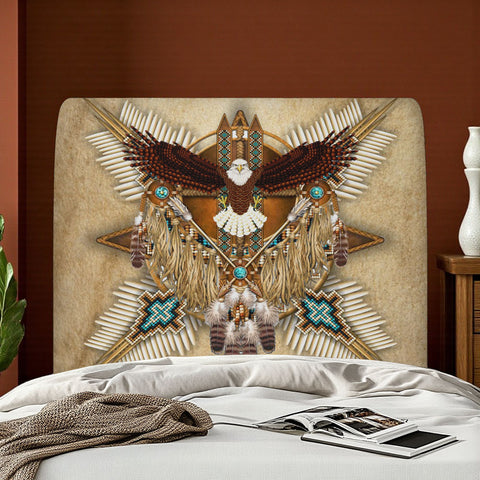 Eagle Dreamcatcher Native American Elastic Headboard Cover