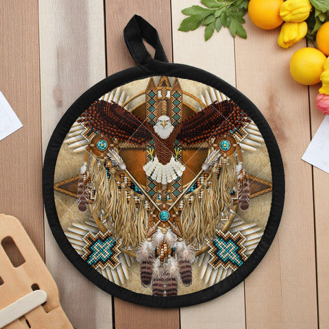 Eagle Dreamcatcher Native American Round Insulated Gloves