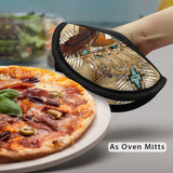 Eagle Dreamcatcher Native American Round Insulated Gloves