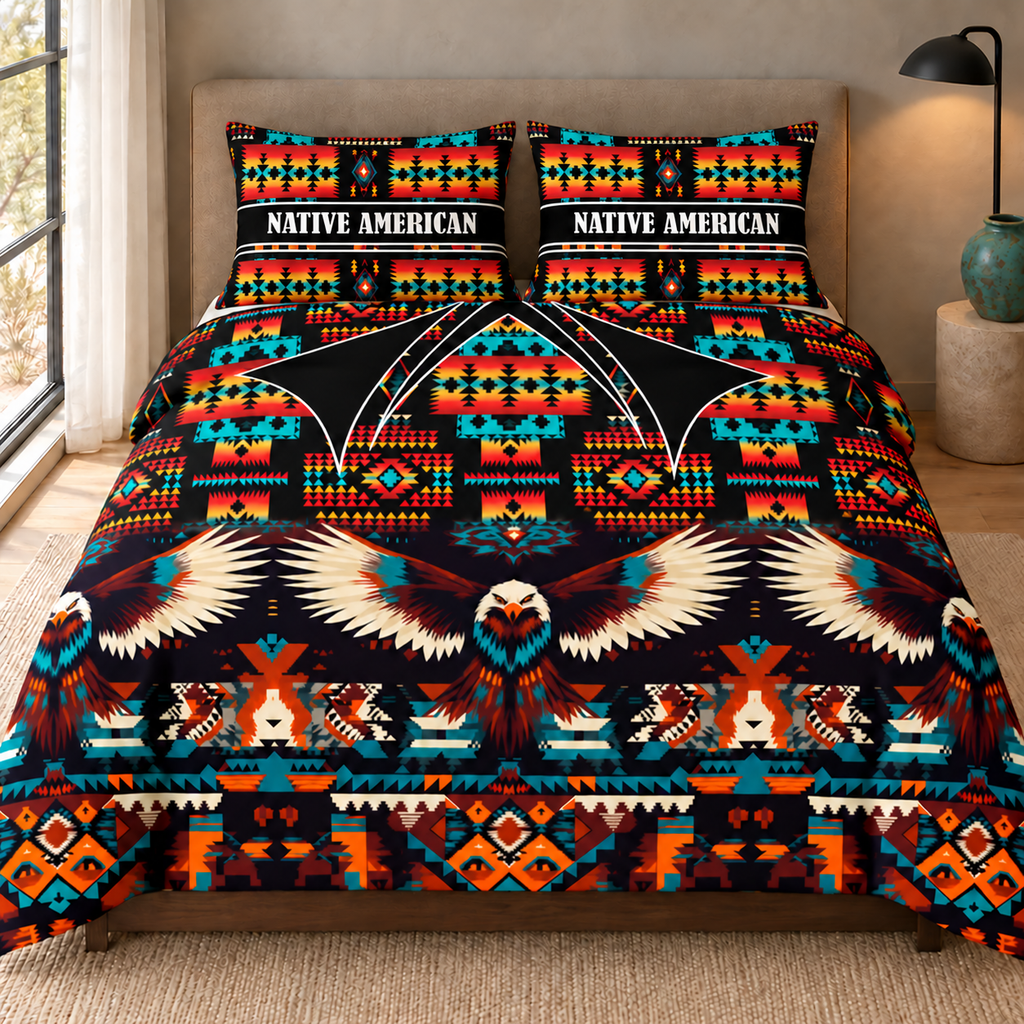 Eagle Spirit Native American-Inspired Bedding Set HD251117M10