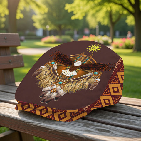 Eagle Sun Symbols Native American Jeff Cap