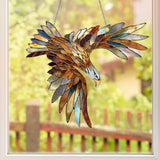 Eagle Fly Native American Custom Shape Water Ripple Acrylic Hanging Ornament