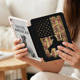 End Of Trail Native American Flag Y-fold Tablet Cases