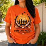 Healing Circle Graphic Native American-Inspired 2D T-Shirt TSm011