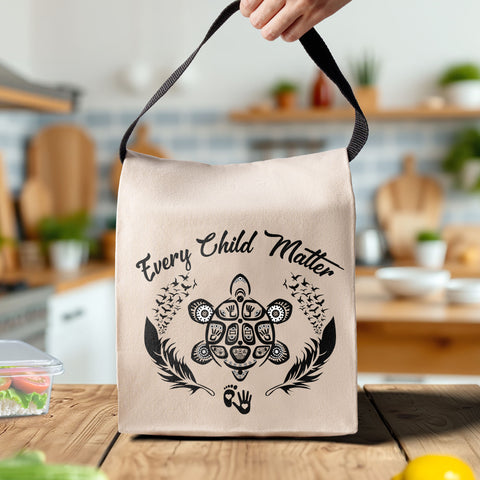 Every Child Matter v22 Native American Canvas Lunch Bag