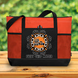 Every Child Matter v11 Native American Tote Bag With Mesh Pockets