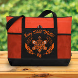 Every Child Matter v22 Native American Tote Bag With Mesh Pockets